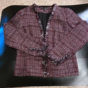 Dark Cherry/Maroon WHBM Jacket